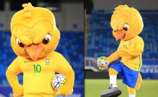 Selección de Brasil: ¿Tiene un 'Angry bird' como nueva mascota?