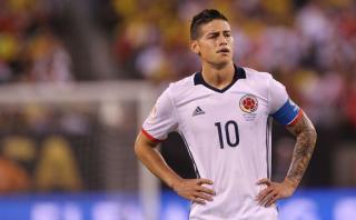 Colombia: James Rodríguez no jugará ante Uruguay este martes