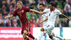 Costa Rica logró triunfo histórico 4-3 ante Rusia en amistoso