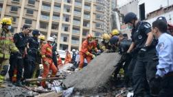 China: Derrumbe de edificios de viviendas deja 10 muertos