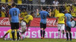 Colombia logró empate ante Uruguay con este cabezazo de Mina