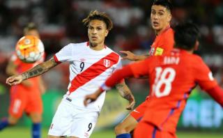 Perú cayó 2-1 ante Chile en Santiago por las Eliminatorias