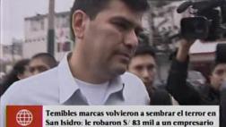 Robo en San Isidro: cuatro ‘marcas’ encañonaron a empresario