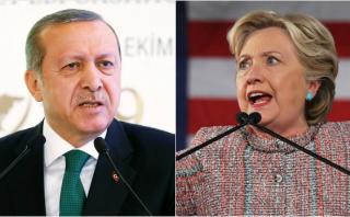 Erdogan llama "novata política" a Hillary Clinton