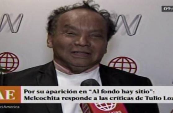 Al fondo hay sitio: Tulio Loza llamó "aburrido" a Melcochita