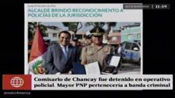 Comisario de Chancay fue detenido por integrar banda criminal