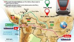 Perú apoya proyecto de tren bioceánico que atraviese Bolivia