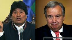 Evo al nuevo jefe de ONU: Trabajemos por un mundo sin invasores