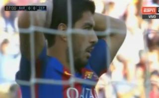Barcelona: Luis Suárez y Neymar fallaron gol en la misma jugada