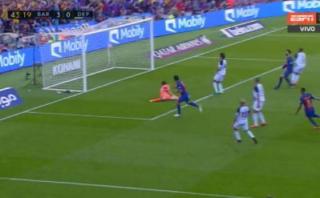 Luis Suárez marcó 3-0 del Barcelona tras genial control [VIDEO]