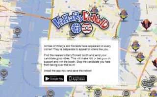 HillaryDonald Go: el app que usa candidatos en vez de pokémones
