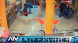 Villa María del Triunfo: Asaltan 2 veces pastelería en 24 horas