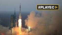 China lanza misión con dos "taikonautas" a su estación espacial