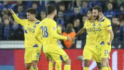 Porto venció de forma agónica 2-1 a Brujas por Champions League