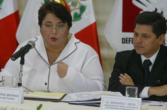 Beatriz Merino: "Nadie mejor que Eduardo Vega para la comisión"