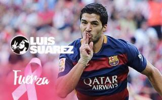 Barcelona y Suárez se unen a campaña contra el cáncer de mama