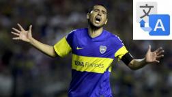 Google Translate confunde a Juan Román Riquelme