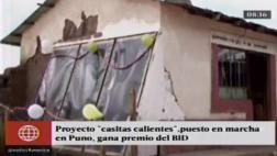 Casitas Calientes: proyecto galardonado en bienal internacional