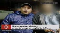 Sicarios asesinan a ‘Cholo Darwin’ en hospital de Comas