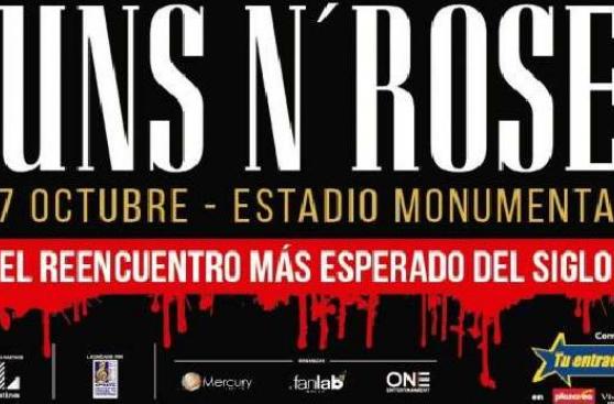 Concierto de Guns N´ Roses: La meta es el 'sold out'