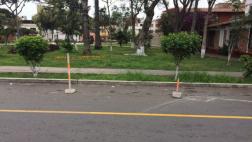 San Miguel: vecino se adueña de pista para usarla como parqueo