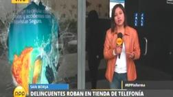 San Borja: Delincuentes asaltan tienda de Movistar