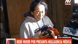 Madre denuncia que hijo murió por presunta negligencia médica