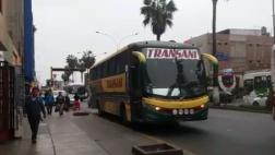 Buses interprovinciales usan pista para abordaje de pasajeros