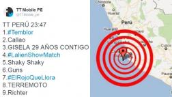 #Temblor, terremoto y Callao se hicieron tendencia en Twitter