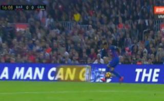 El fantástico control de Neymar luego de genial pase de Messi