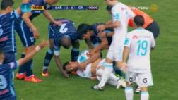 Sporting Cristal: Diego Ifrán quedó noqueado tras pelotazo