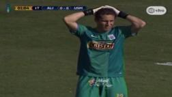 Alianza Lima: Butrón cometió blooper al minuto que acabó en gol