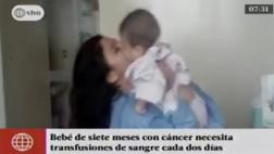 Piden ayuda para bebe que necesita transfusiones cada dos días