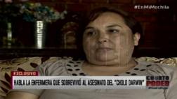 Habló la enfermera usada como escudo humano por 'Cholo Darwin'