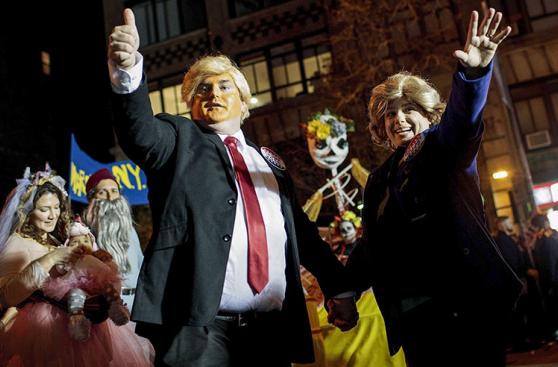 Clinton y Trump: Los disfraces preferidos en este Halloween
