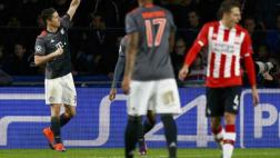 Bayern Múnich ganó 2-1 al PSV en Holanda por Champions League