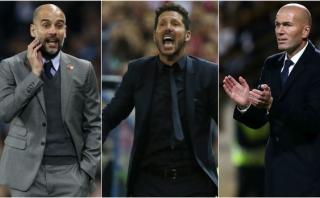 Guardiola, Simeone y Zidane, candidatos a Mejor Entrenador FIFA