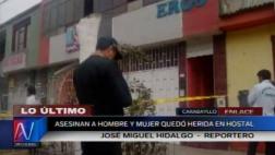 Crimen en Carabayllo: disparan contra pareja dentro de hostal