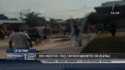 Al menos tres personas fallecen en enfrentamiento en Curimaná