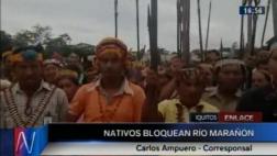 Loreto: Nativos anuncian bloqueo total del río Marañón