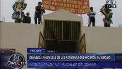 Mausoleo senderista: alcalde de Comas planea reubicar cuerpos