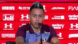 Christian Cueva analizó su presente en el Sao Paulo