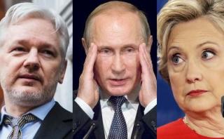 Assange exculpa a Rusia del ataque cibernético contra Clinton
