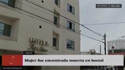 Lince: mujer fue hallada muerta dentro de hotel