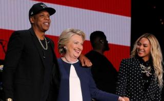 Clinton aparece junto a Beyoncé y Jay-Z en Ohio [VIDEOS]
