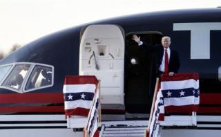 ¿Cómo es por dentro el lujoso avión que transporta a Trump?