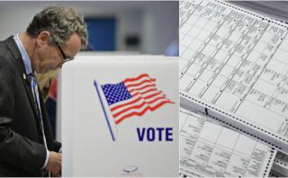 Así es la cédula de votación de las elecciones en EE.UU.
