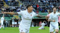 Gianluca Lapadula marcó golazo de taco y dio triunfo al Milan