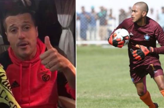 Julio César envió un regalo al portero peruano Manuel Heredia