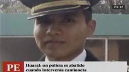 Huaral: delincuentes asesinan a balazos a policía de 24 años
